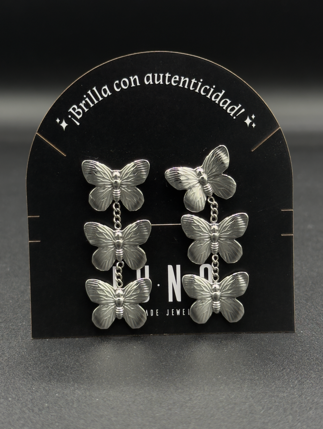 Aretes Silver Butlerfly