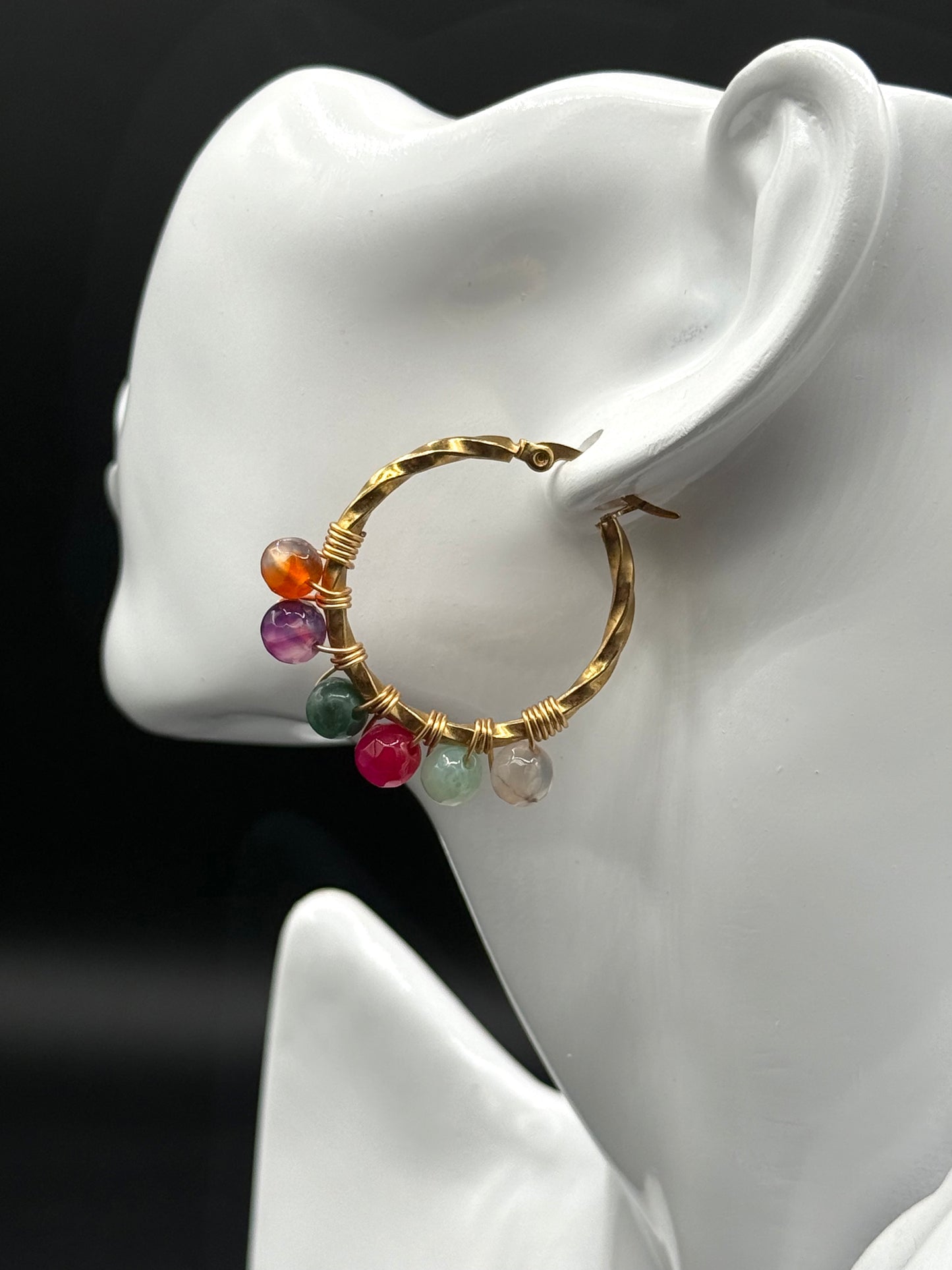 Aretes Argollas Fiona