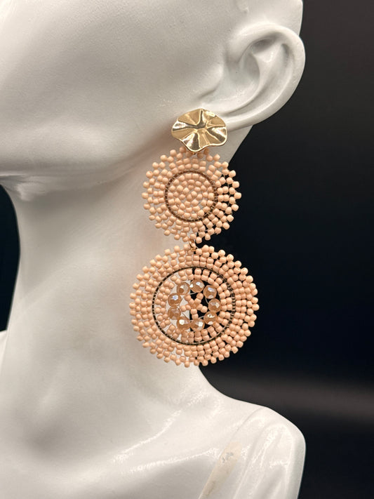 Aretes Tejidos Lunari