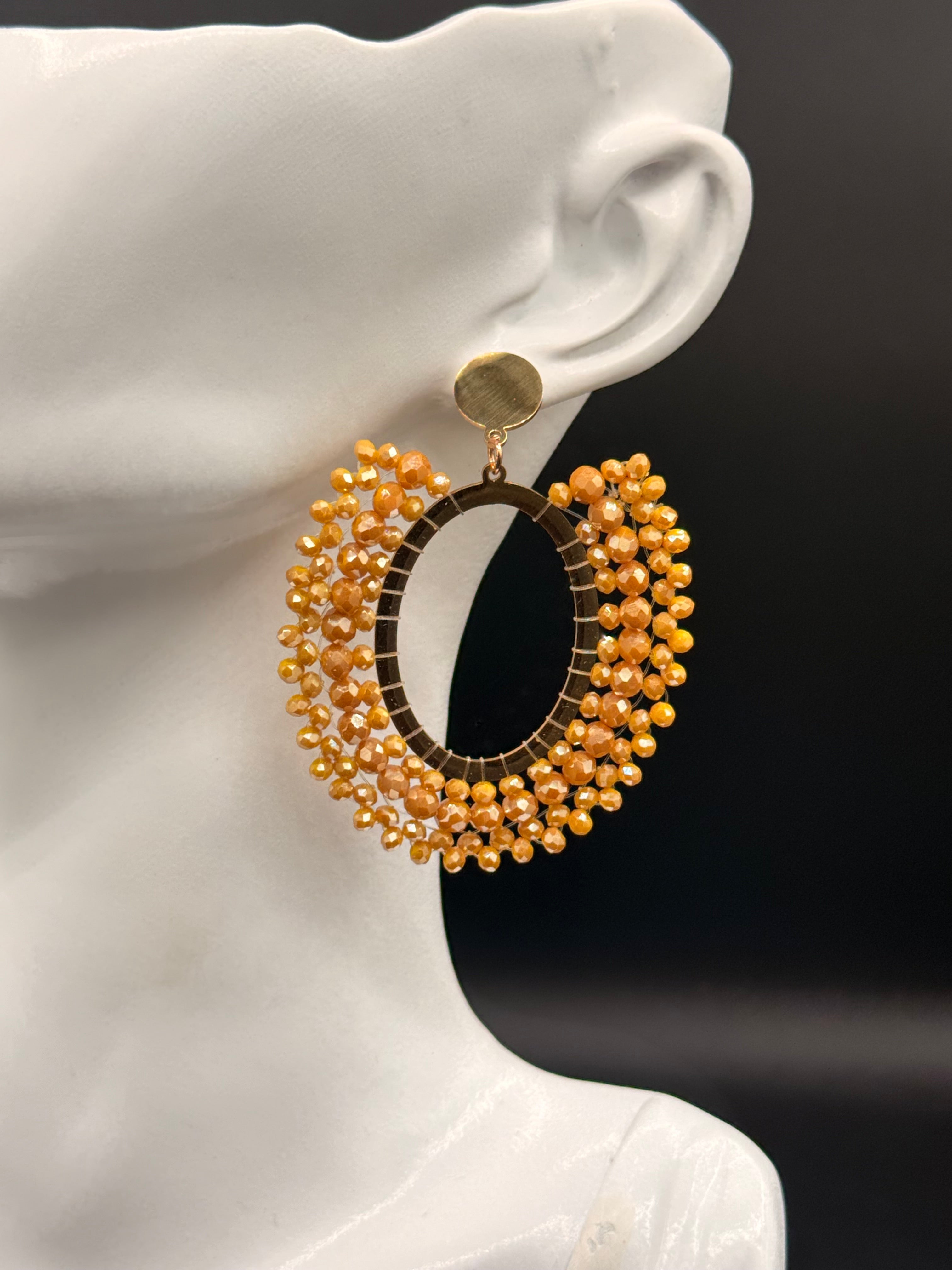 Aretes Tejidos Trama