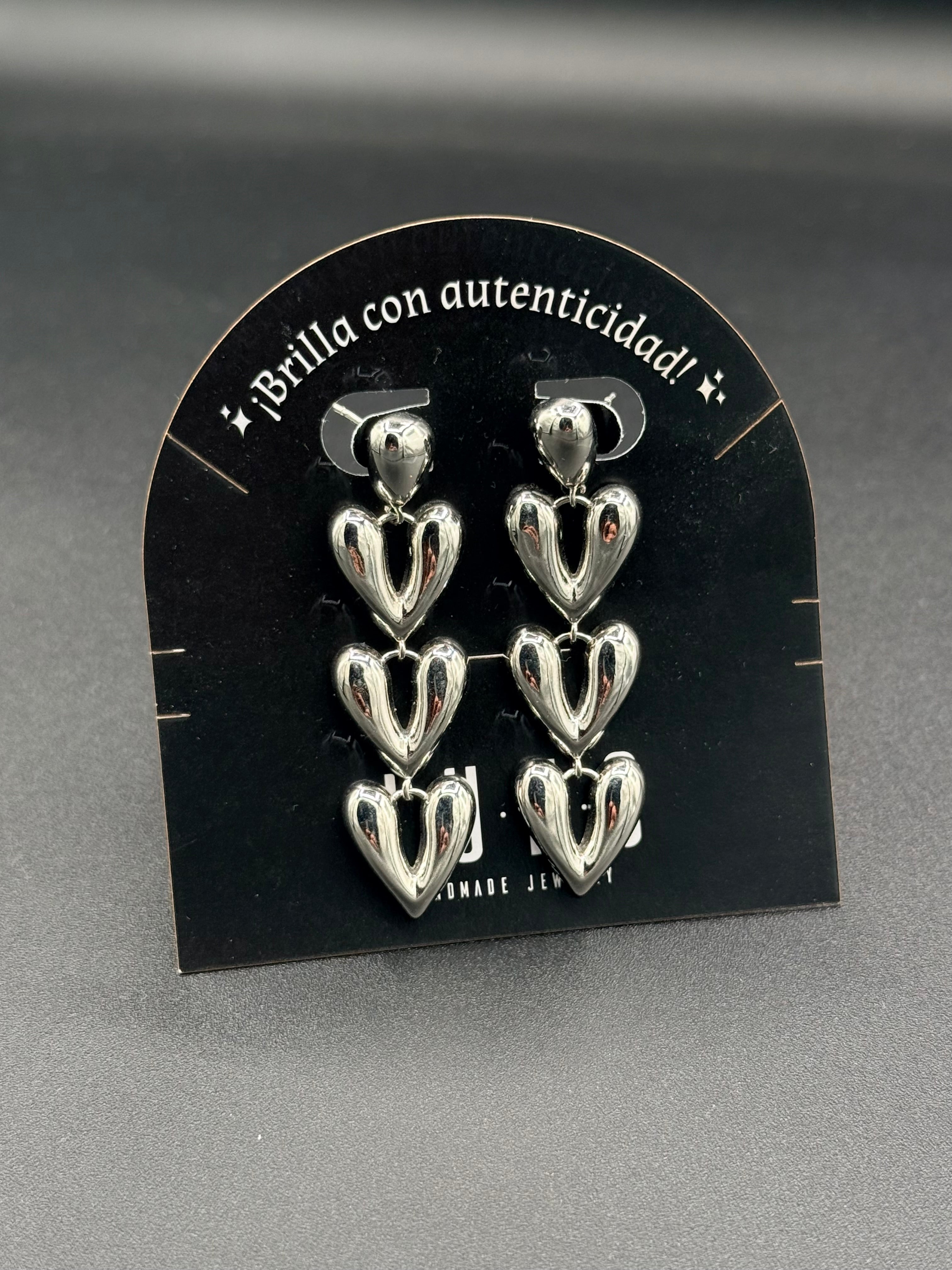 Aretes Silver Love