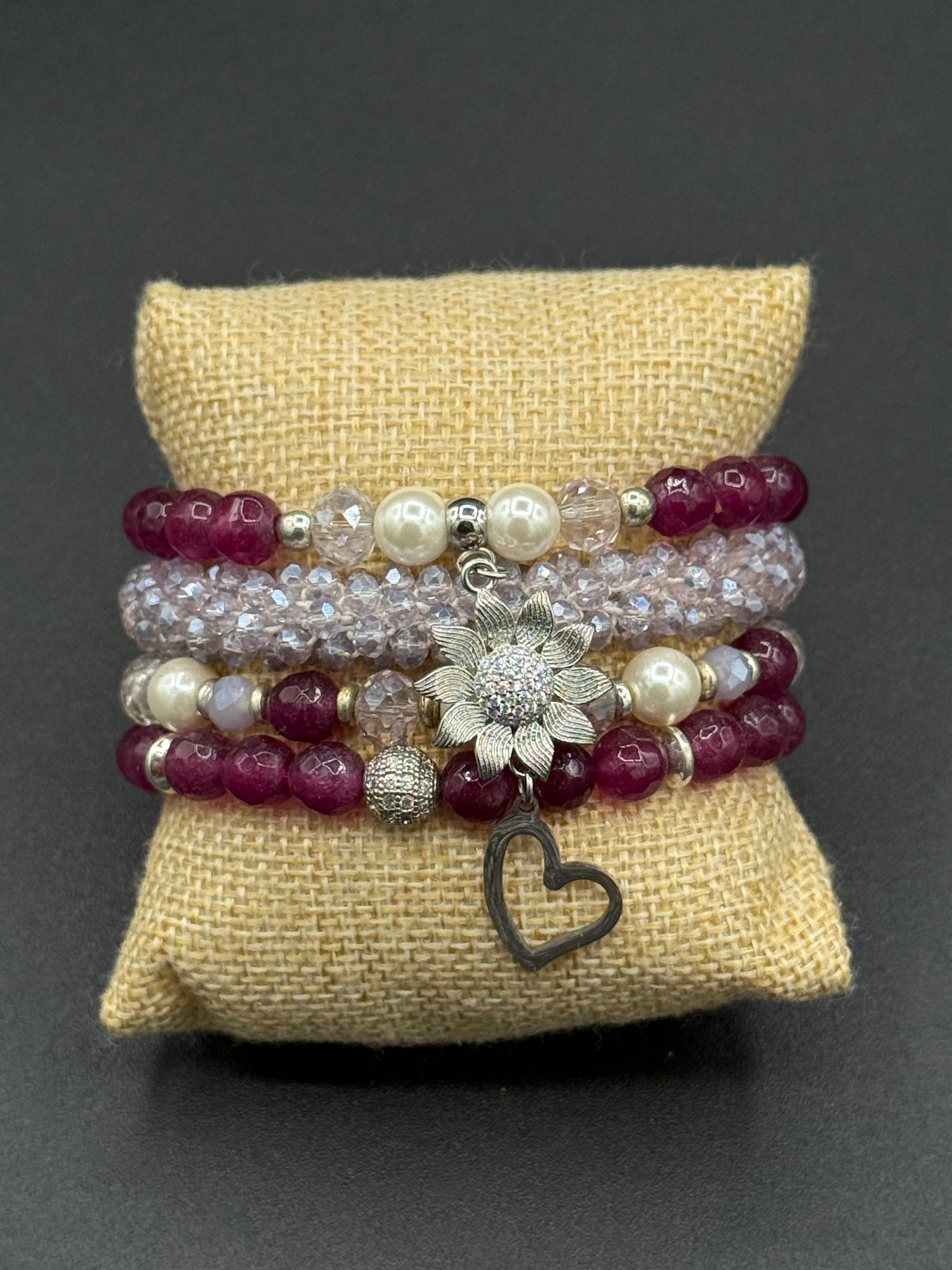 Set de pulseras Rubélia