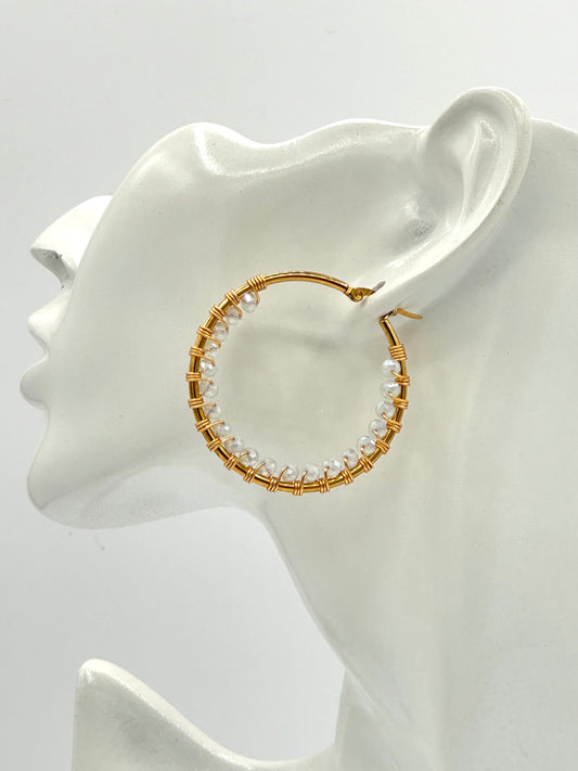 Aretes Argollas Austrine