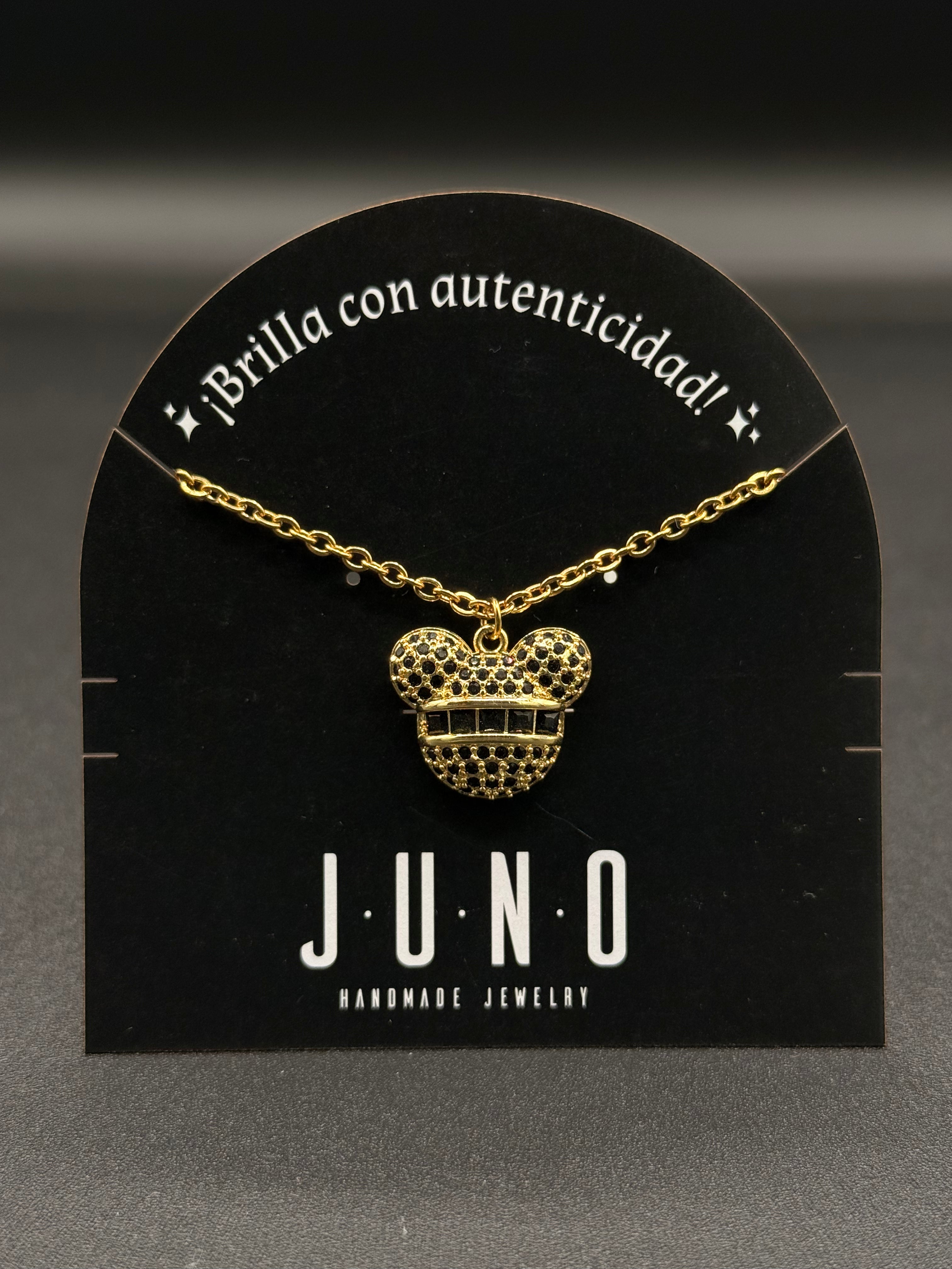Collar Black Mickey