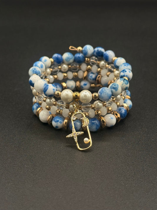 Set de pulseras Blue Star