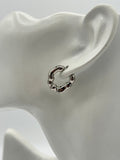Aretes Argollas Silver Isha