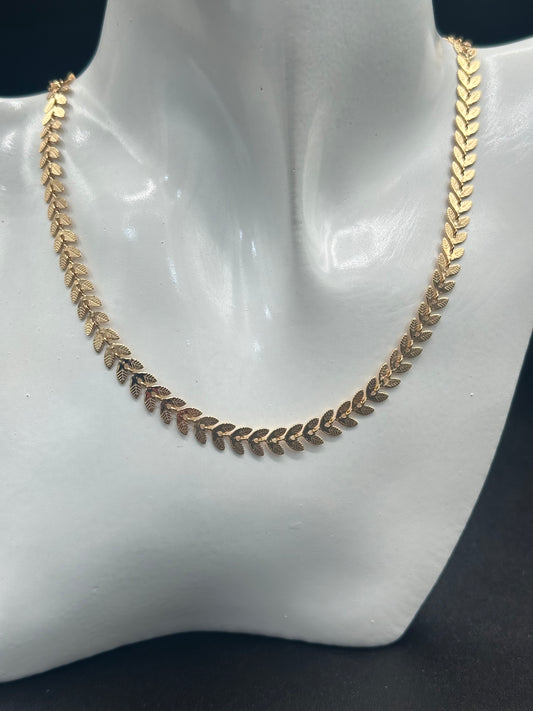 Collar Gold Petal