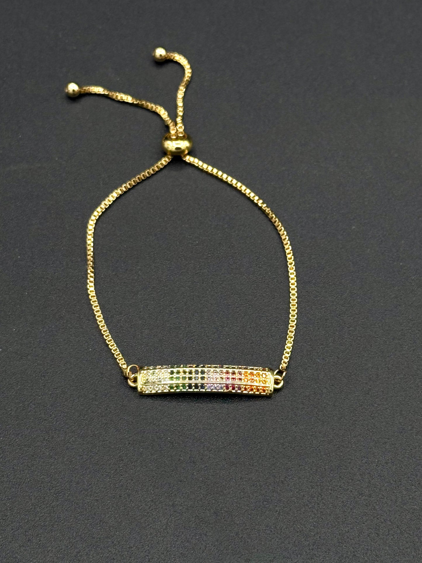 Pulsera Rainbow Gold