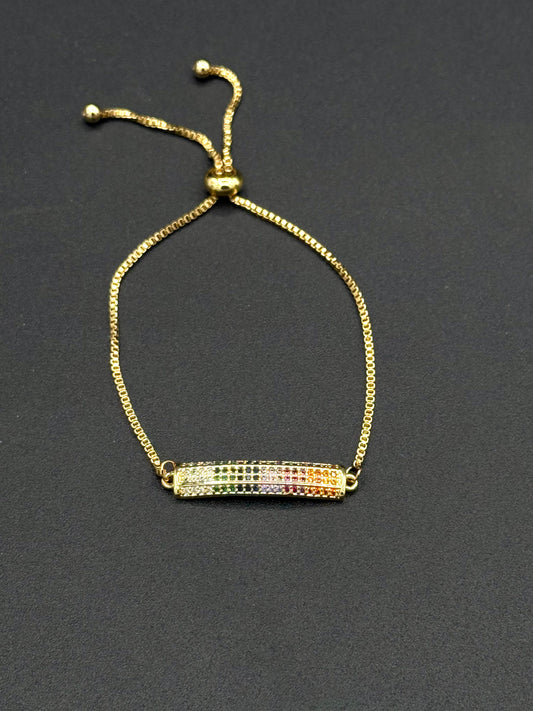Pulsera Rainbow Gold