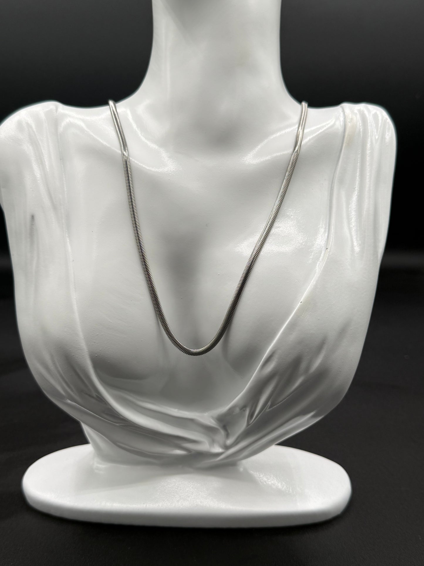 Collar Silver Snake