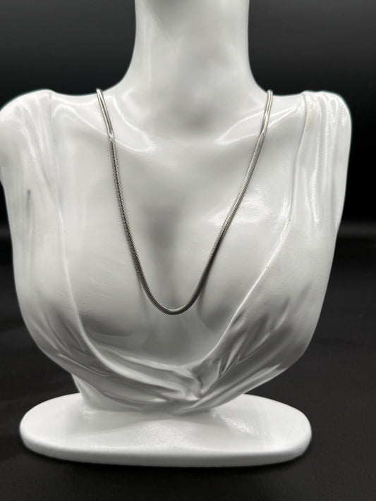 Collar Silver Snake