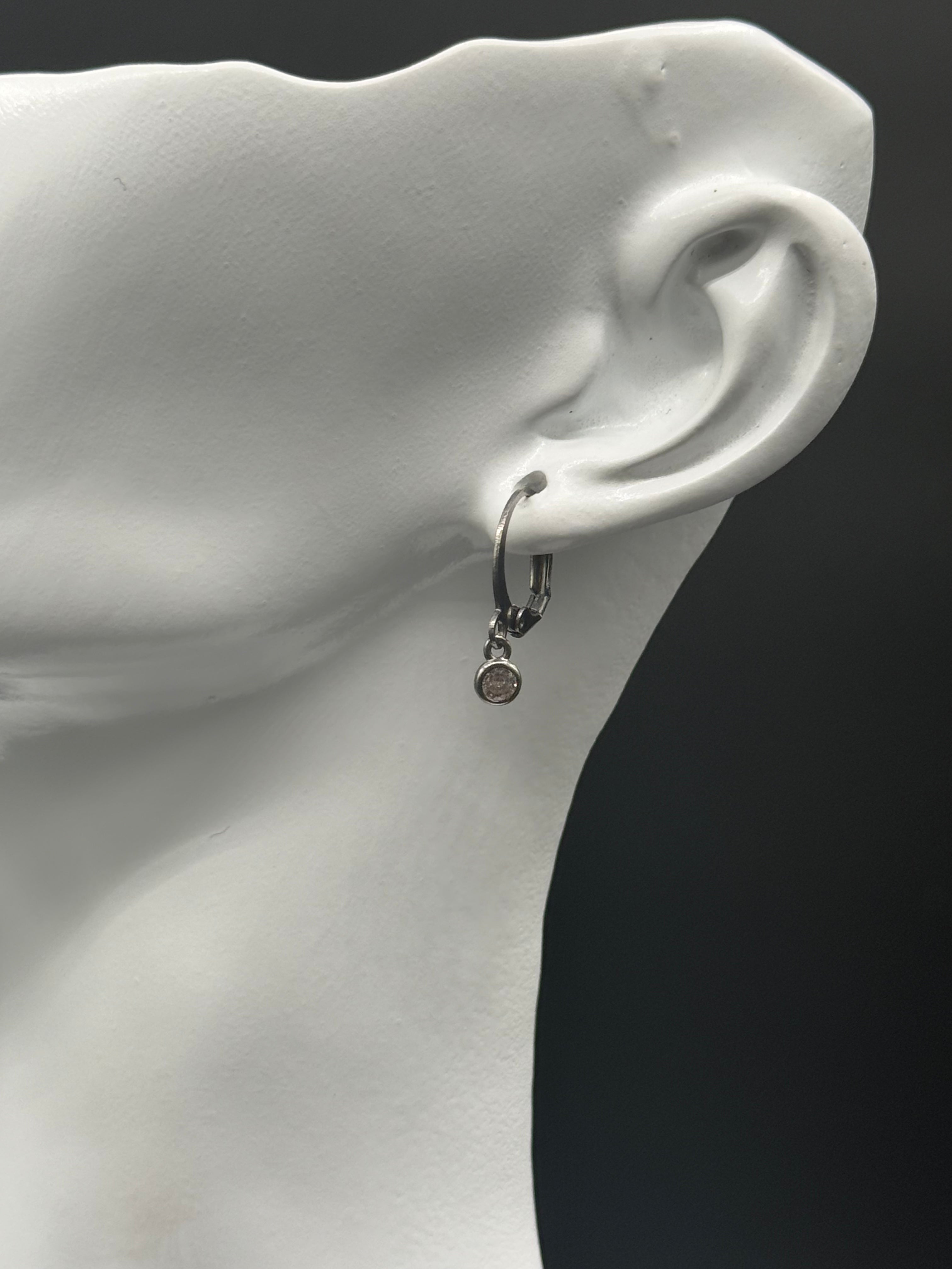 Aretes Huggies Zirca