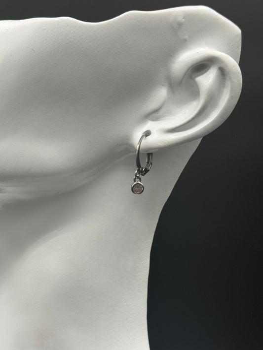 Aretes Huggies Zirca