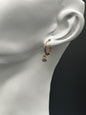 Aretes Huggies Zirca