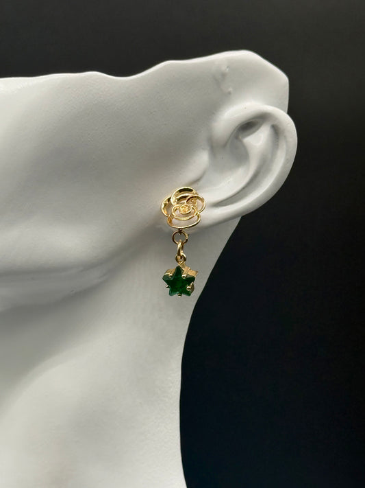 Aretes Huggies Rosegreen