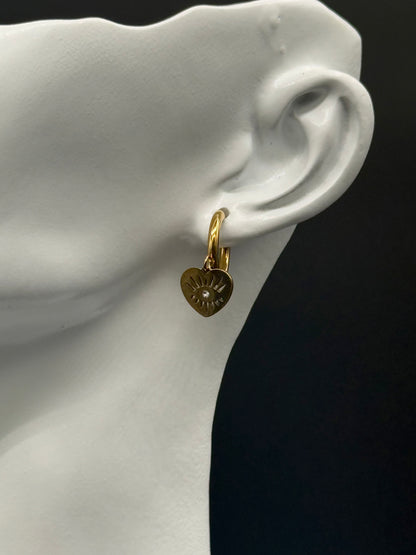 Aretes Huggies Turco Set