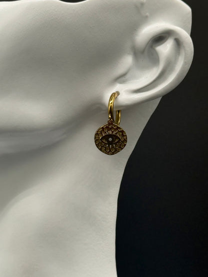 Aretes Huggies Turco Set
