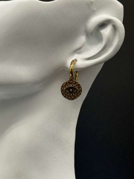 Aretes Huggies Turco Set