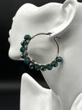 Aretes Argollas Olive