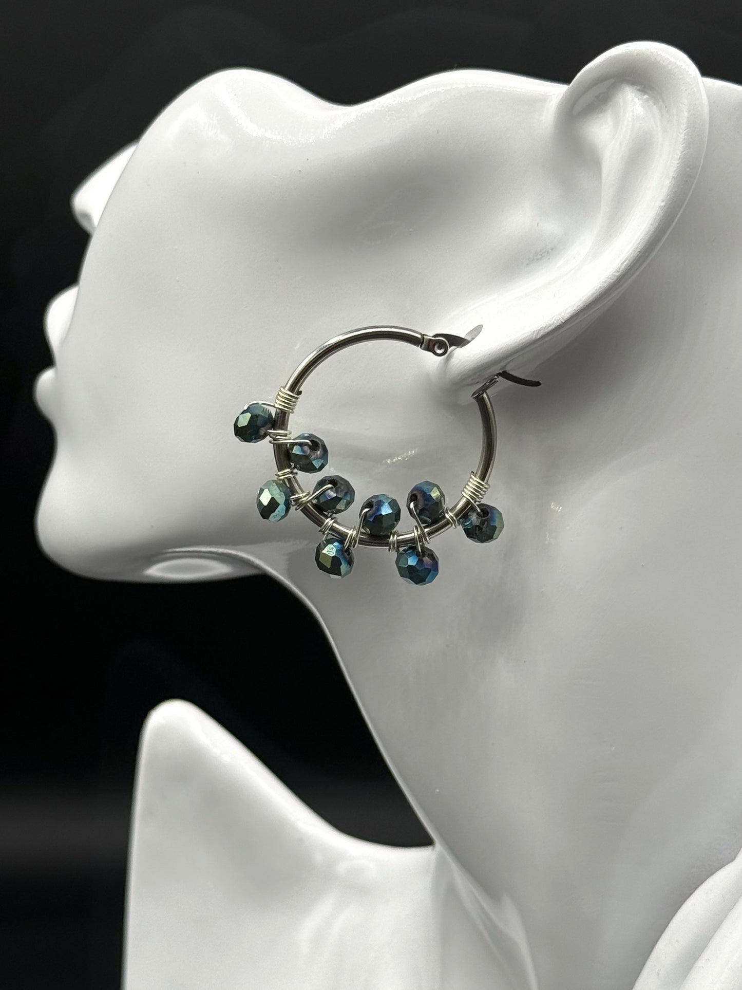 Aretes Argollas Escarlina