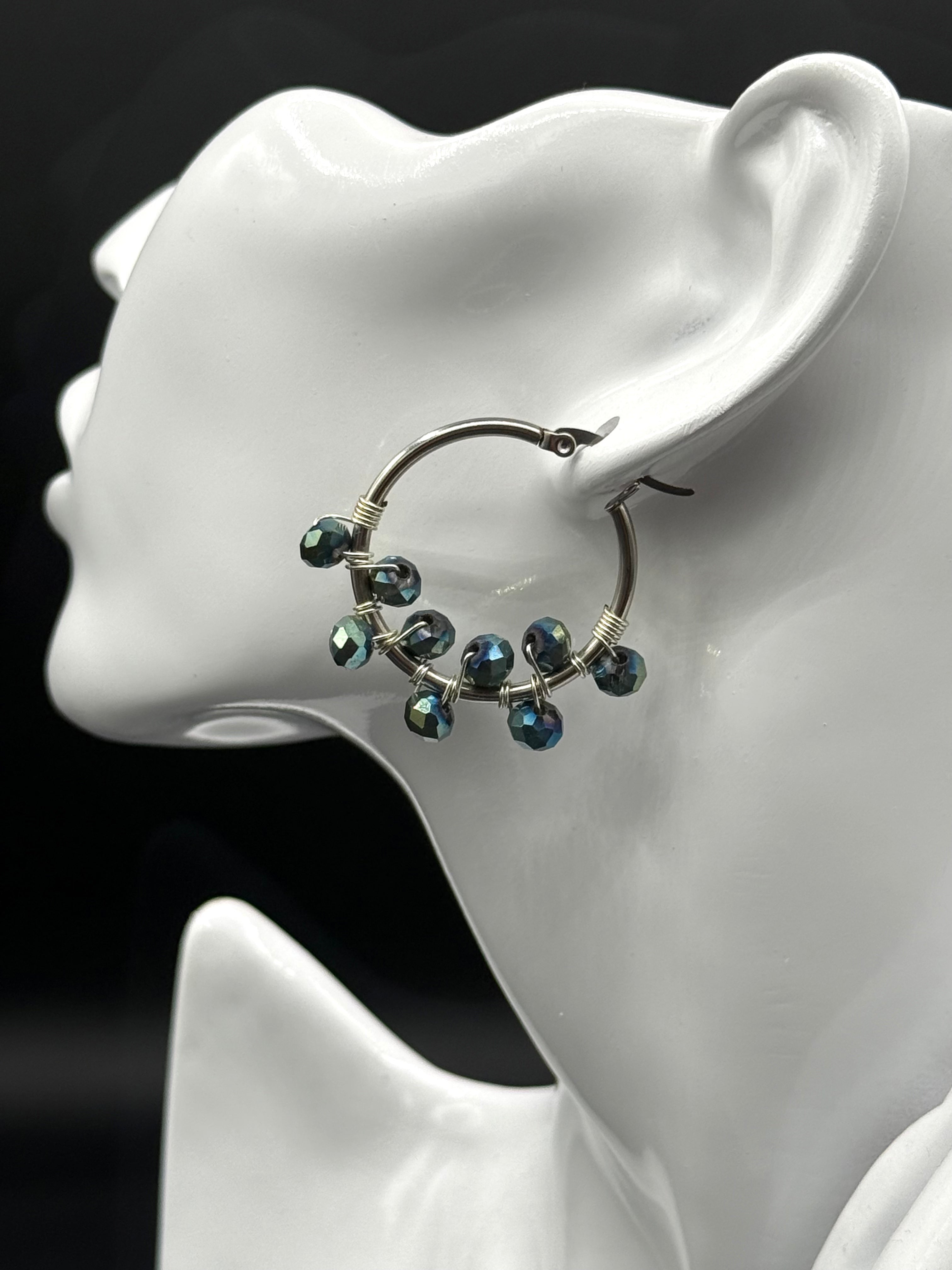Aretes Argollas Escarlina