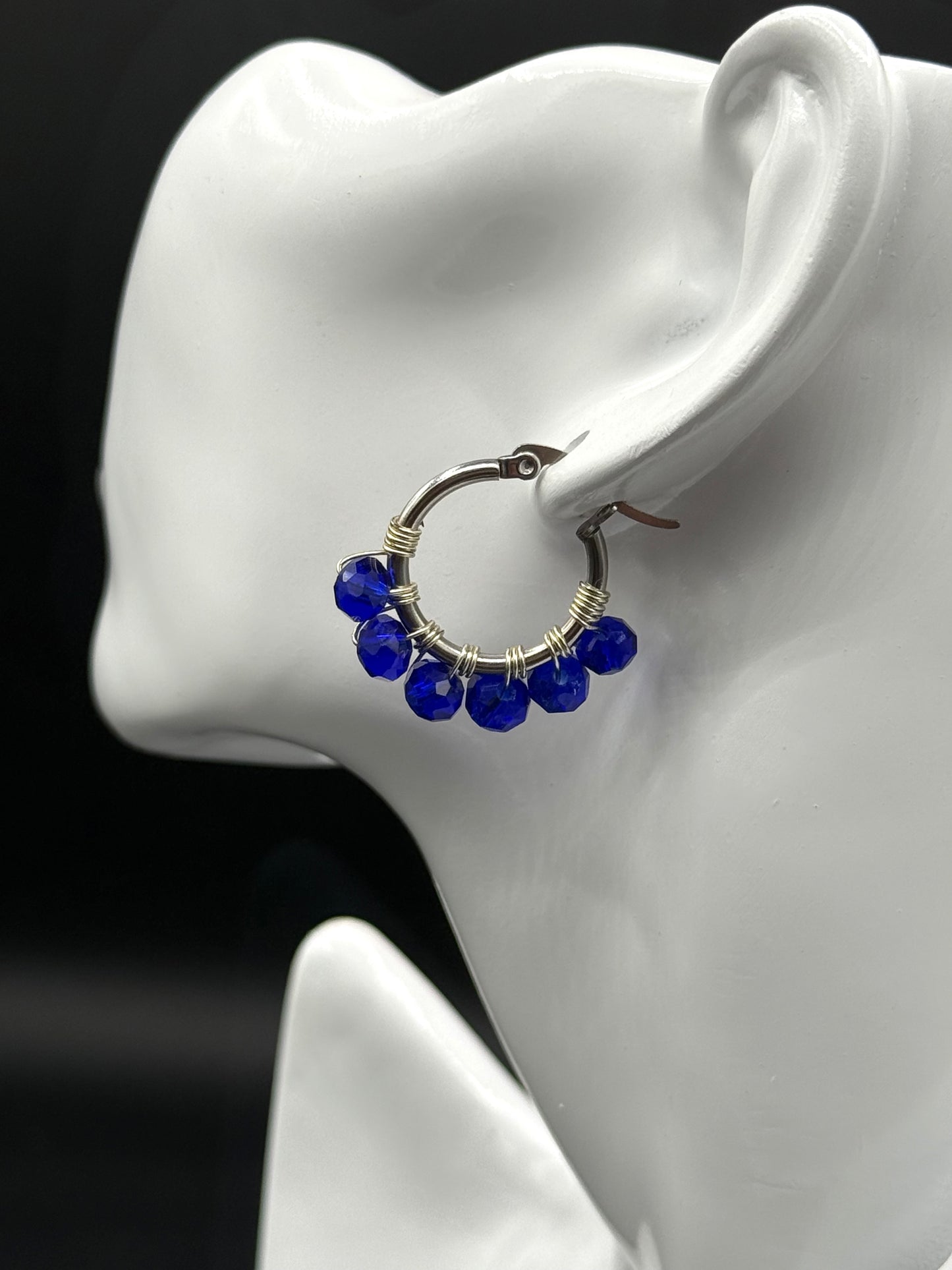 Aretes Argollas Nube