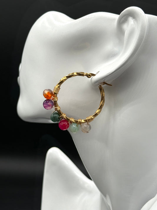 Aretes Argollas Fiona